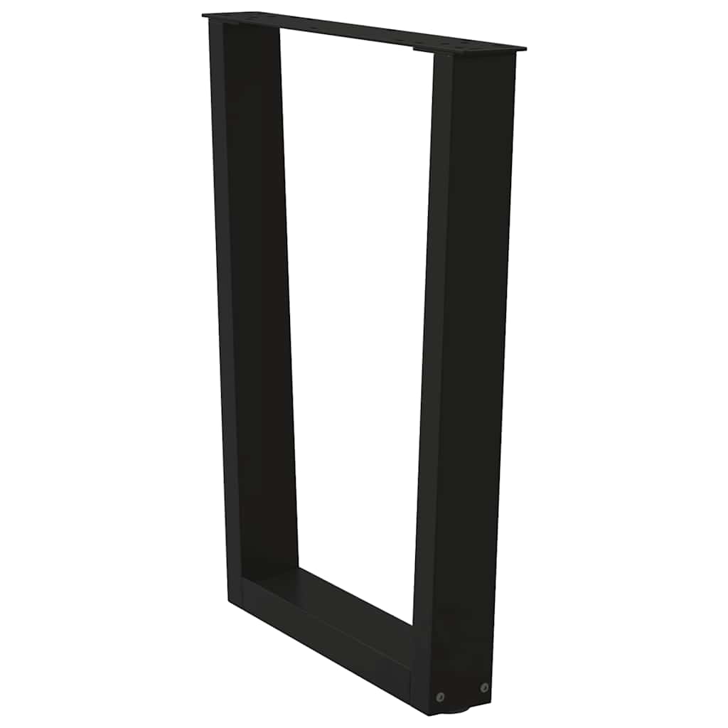 Dining Table Leg | Black | Powder-coated steel | Medium