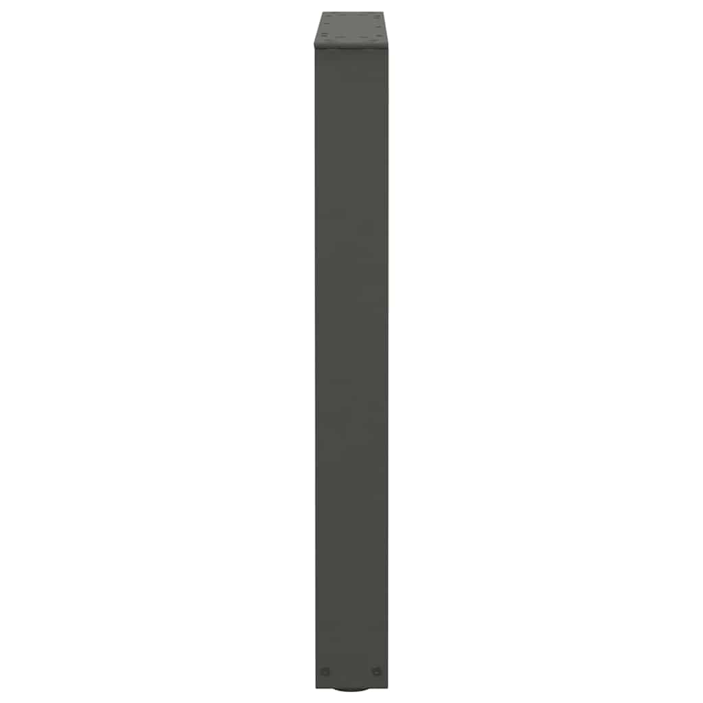 Dining Table Legs V-Shape 2 pcs Anthracite 70x(72-73.3) cm Steel