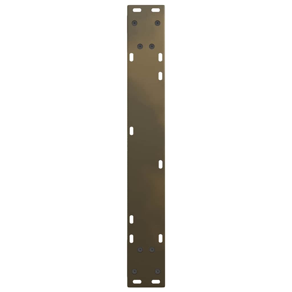 Dining Table Legs V-Shape 2 pcs Natural Steel 70x(72-73.3) cm Steel