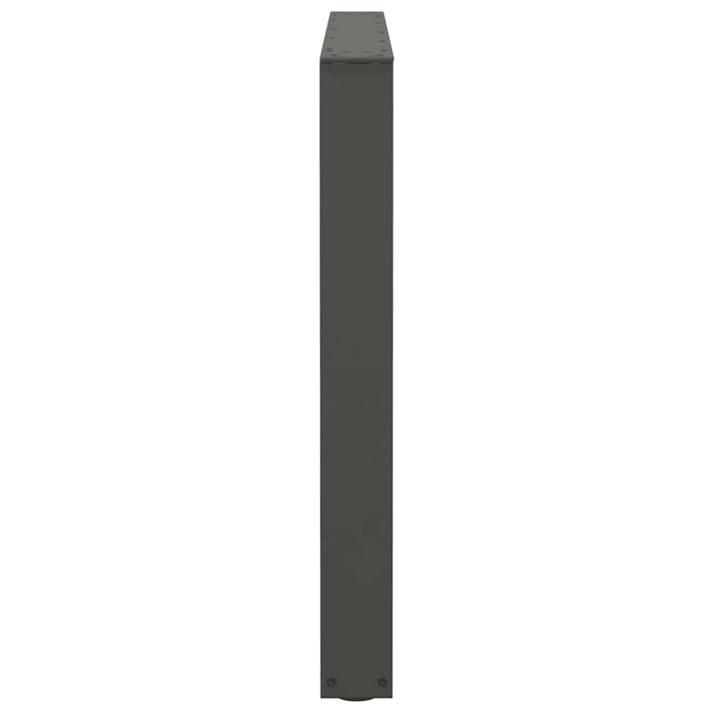 Dining Table Legs V-Shape 2 pcs Anthracite 100x(72-73.3) cm Steel