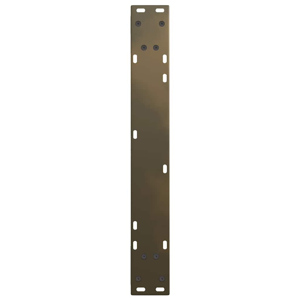 Dining Table Legs V-Shape 3 pcs Natural Steel 70x(72-73.3) cm Steel