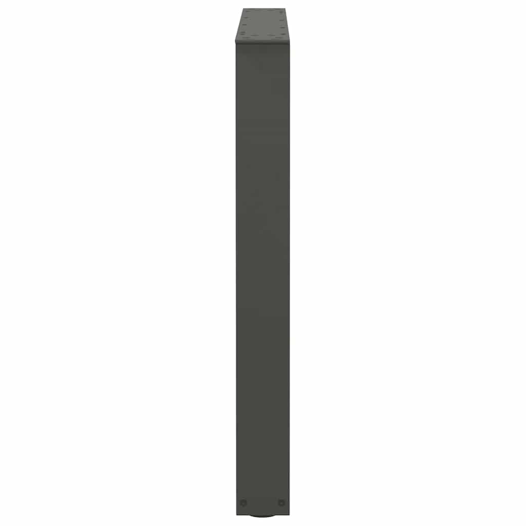Dining Table Legs V-Shape 3 pcs Anthracite 80x(72-73.3) cm Steel