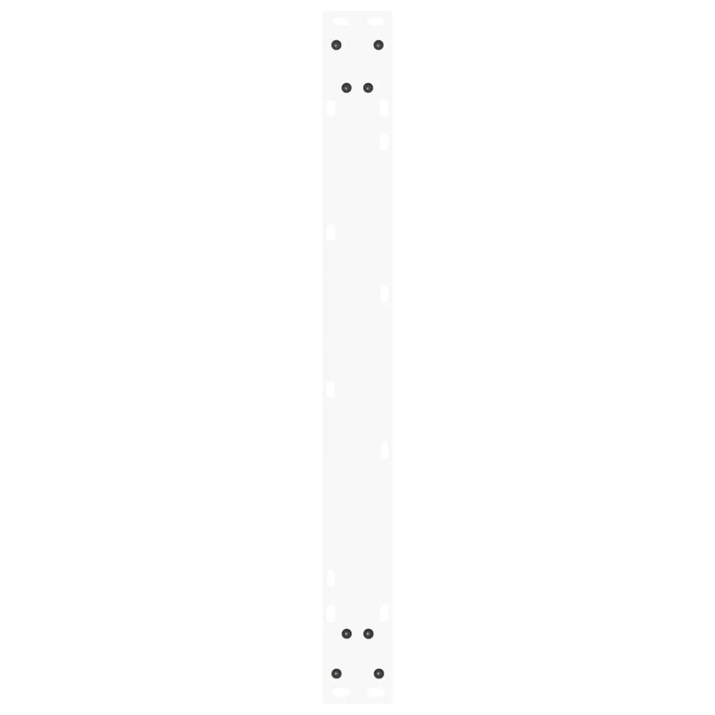 Dining Table Legs V-Shape 3 pcs White 90x(72-73.3) cm Steel