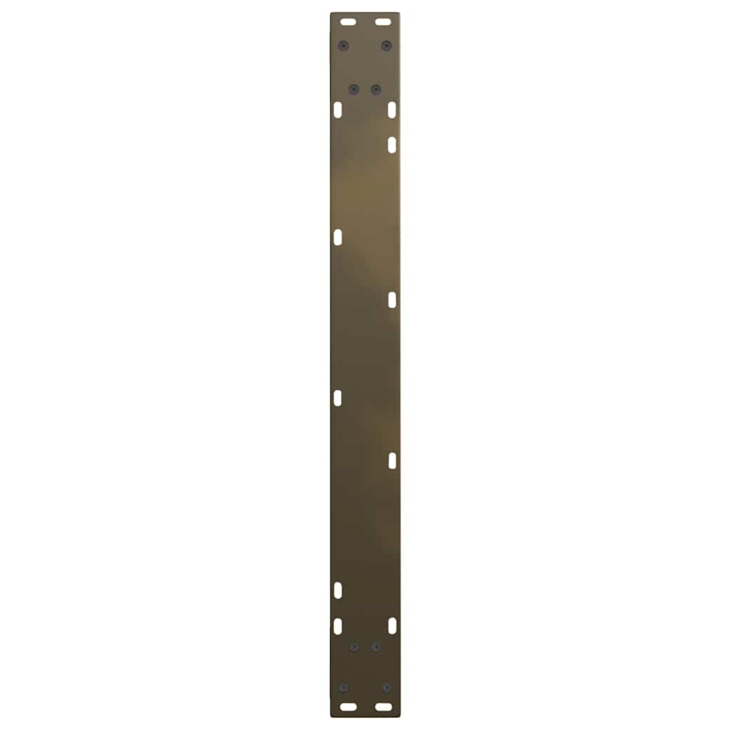 Dining Table Legs V-Shape 3 pcs Natural Steel 90x(72-73.3) cm Steel