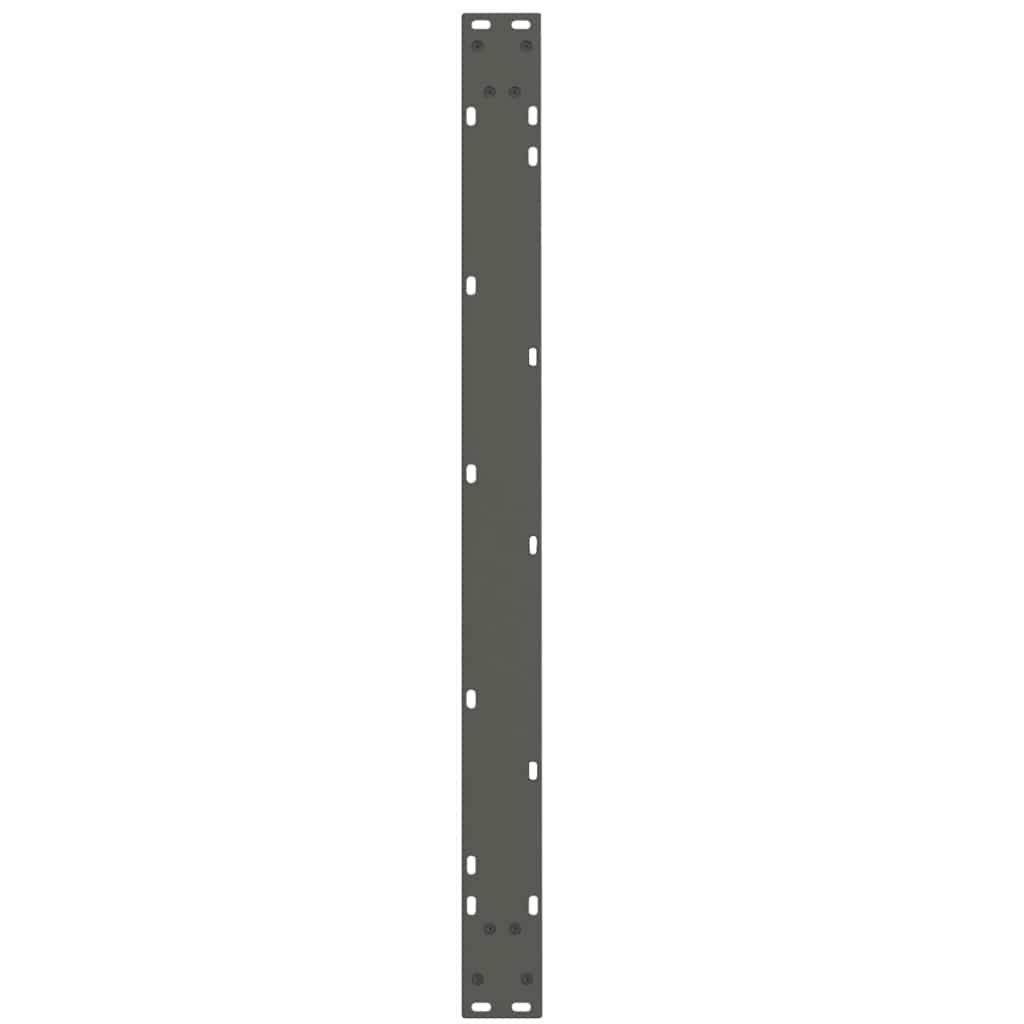 Dining Table Legs V-Shape 3 pcs Anthracite 100x(72-73.3) cm Steel