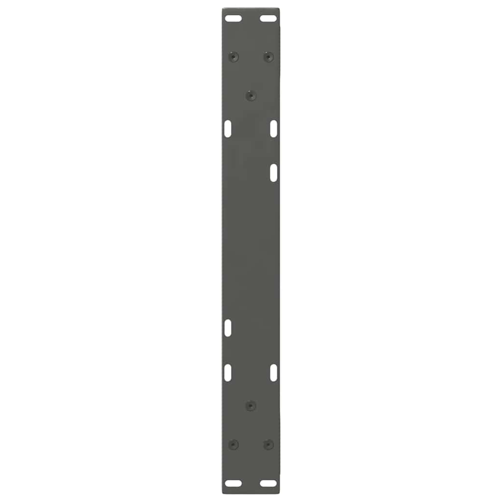 Coffee Table Legs 2 pcs Anthracite 50x(30-31.3) cm Steel