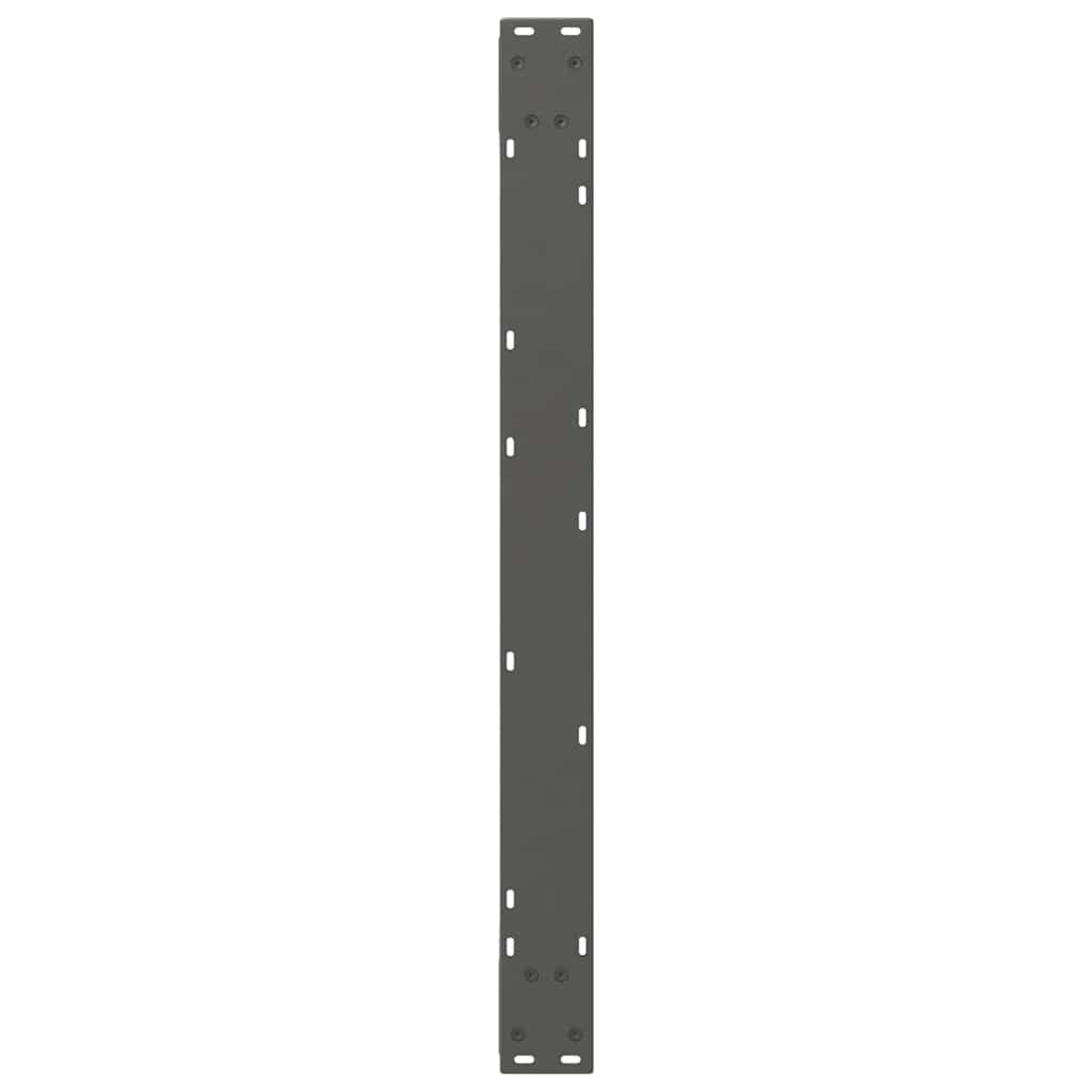 Dining Table Legs 2 pcs Anthracite 90x(72-73.3) cm Steel