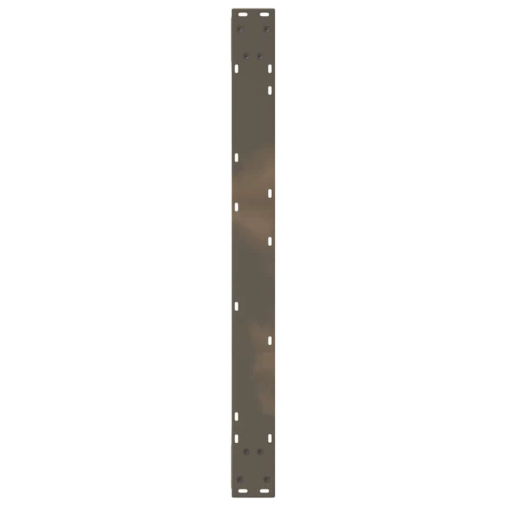 Dining Table Legs 2 pcs Natural Steel 90x(72-73.3) cm Steel