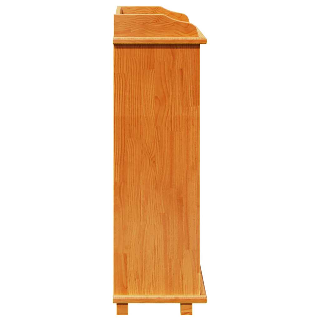 Wine Rack Brown 58 x 28 x 90 cm Solid Pine Wood
