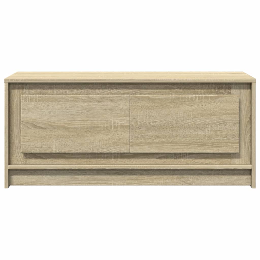 Coffee Table with LED Lights Sonoma Oak Engineered Wood