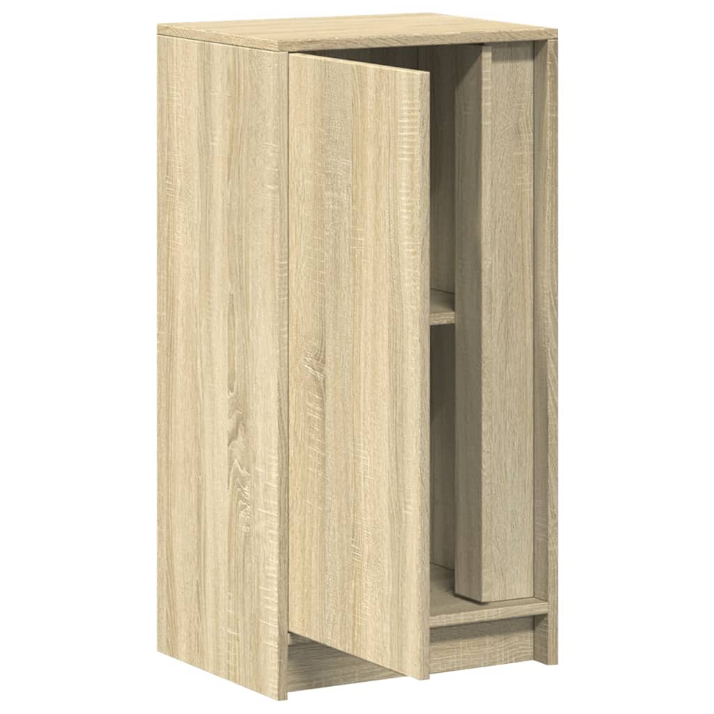 Sideboard with LED Sonoma Oak 42,5x34x85 cm Engineered Wood