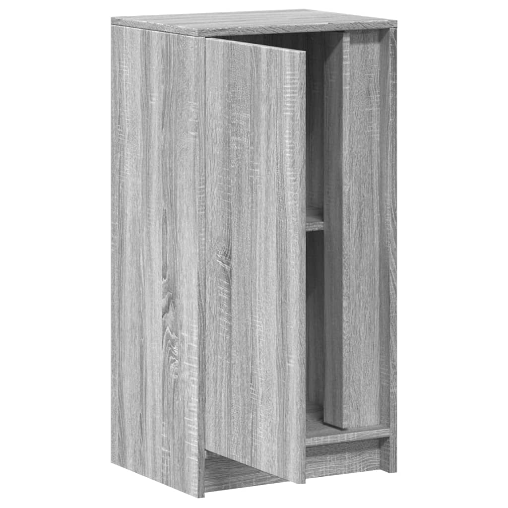 vidaXL Sideboard with LED Grey Sonoma 42.5x34x85 cm Engineered Wood