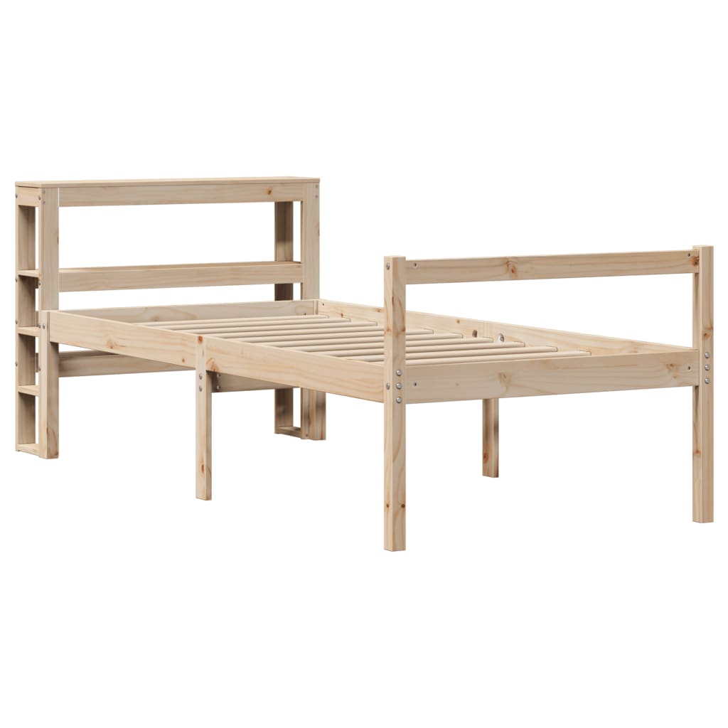 Senior Bed with Headboard without Mattress 75x190 cm Small Single
