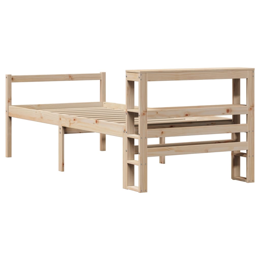 Senior Bed with Headboard without Mattress 75x190 cm Small Single