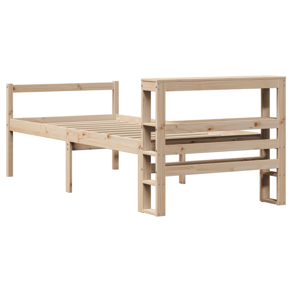 Senior Bed with Headboard without Mattress 90x190 cm Single
