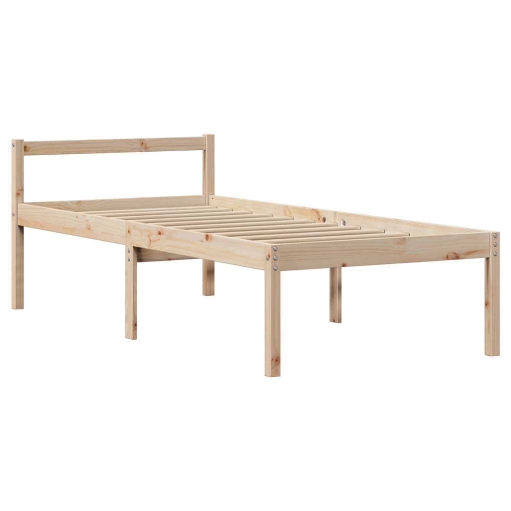 Senior Bed with Headboard without Mattress 90x190 cm Single