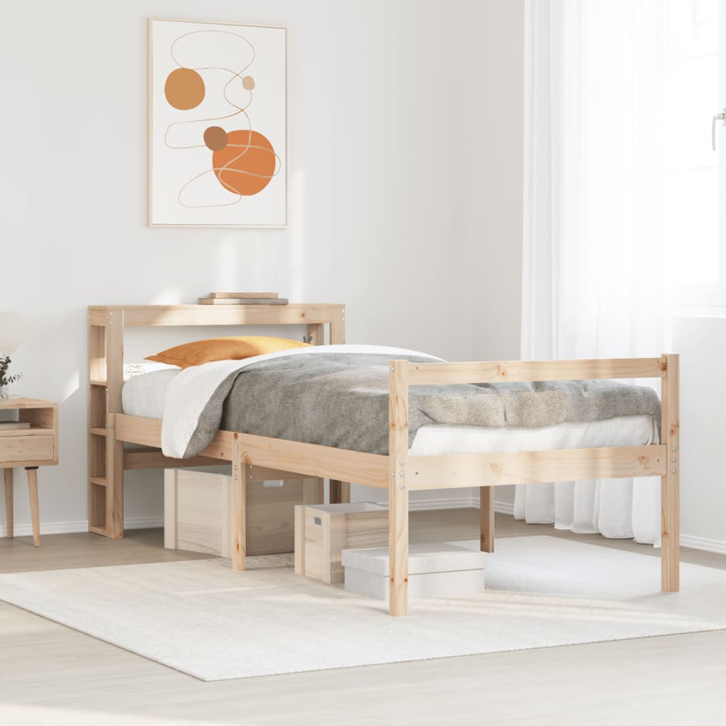 Senior Bed with Headboard without Mattress 90x190 cm Single