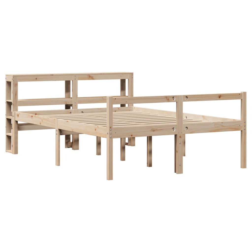 Senior Bed with Headboard without Mattress 120x190 cm Small Double