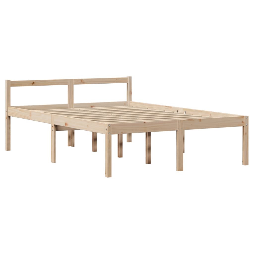 Senior Bed with Headboard without Mattress 120x190 cm Small Double