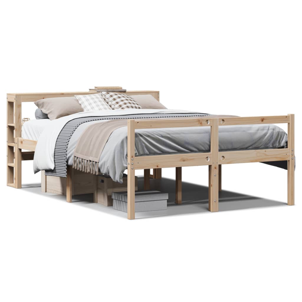 Senior Bed with Headboard without Mattress 140x200 cm