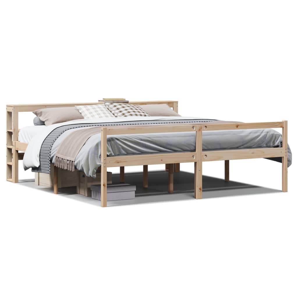 Senior Bed with Headboard without Mattress 180x200 cm Super King