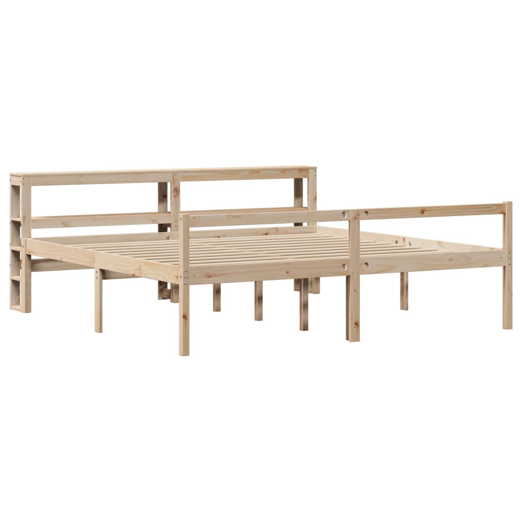 Senior Bed with Headboard without Mattress 180x200 cm Super King