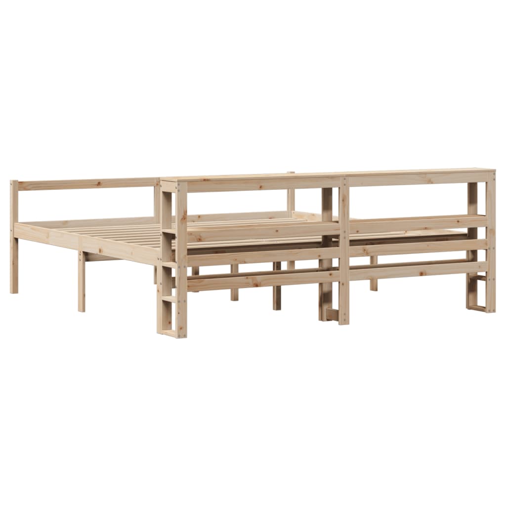 Senior Bed with Headboard without Mattress 180x200 cm Super King