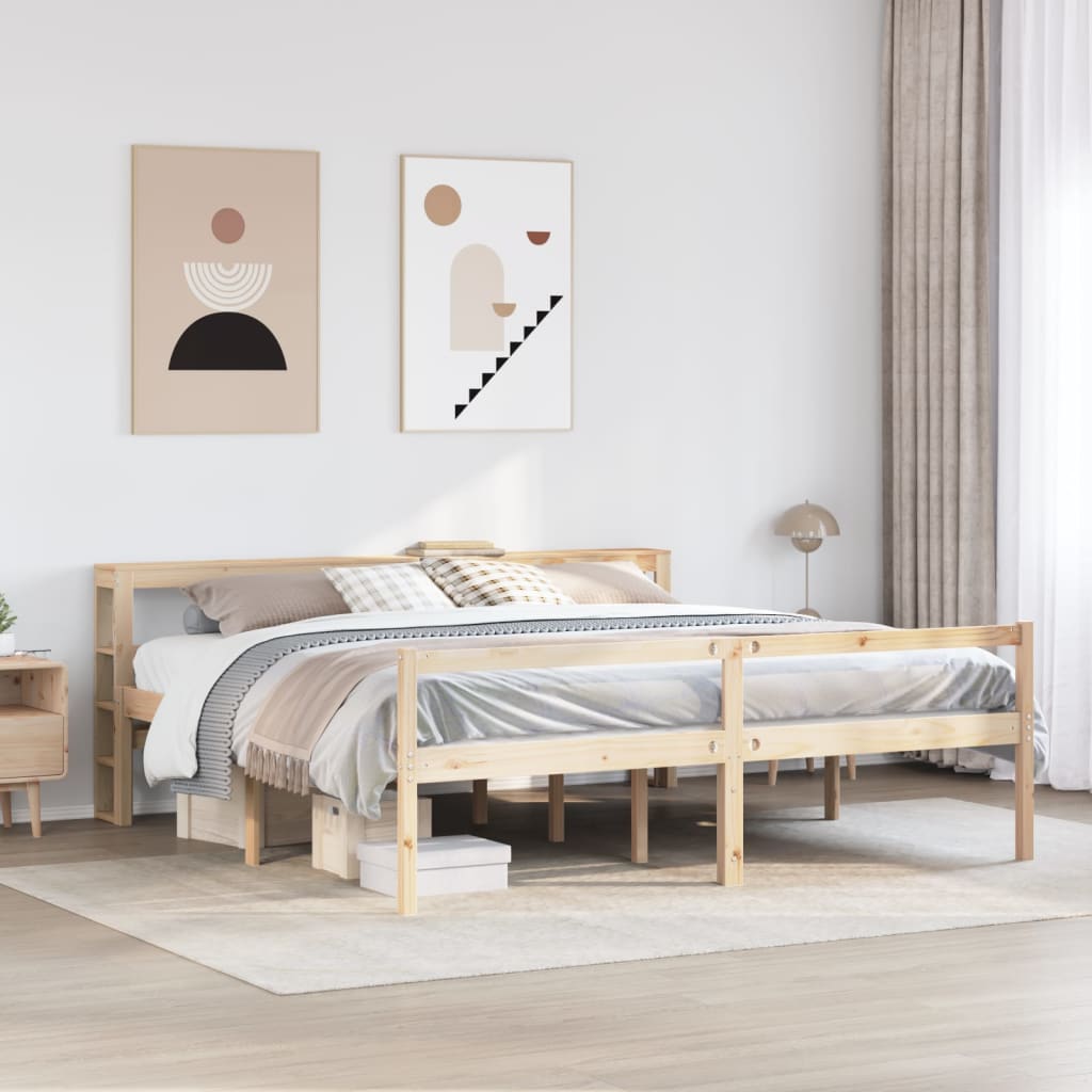 Senior Bed with Headboard without Mattress 180x200 cm Super King