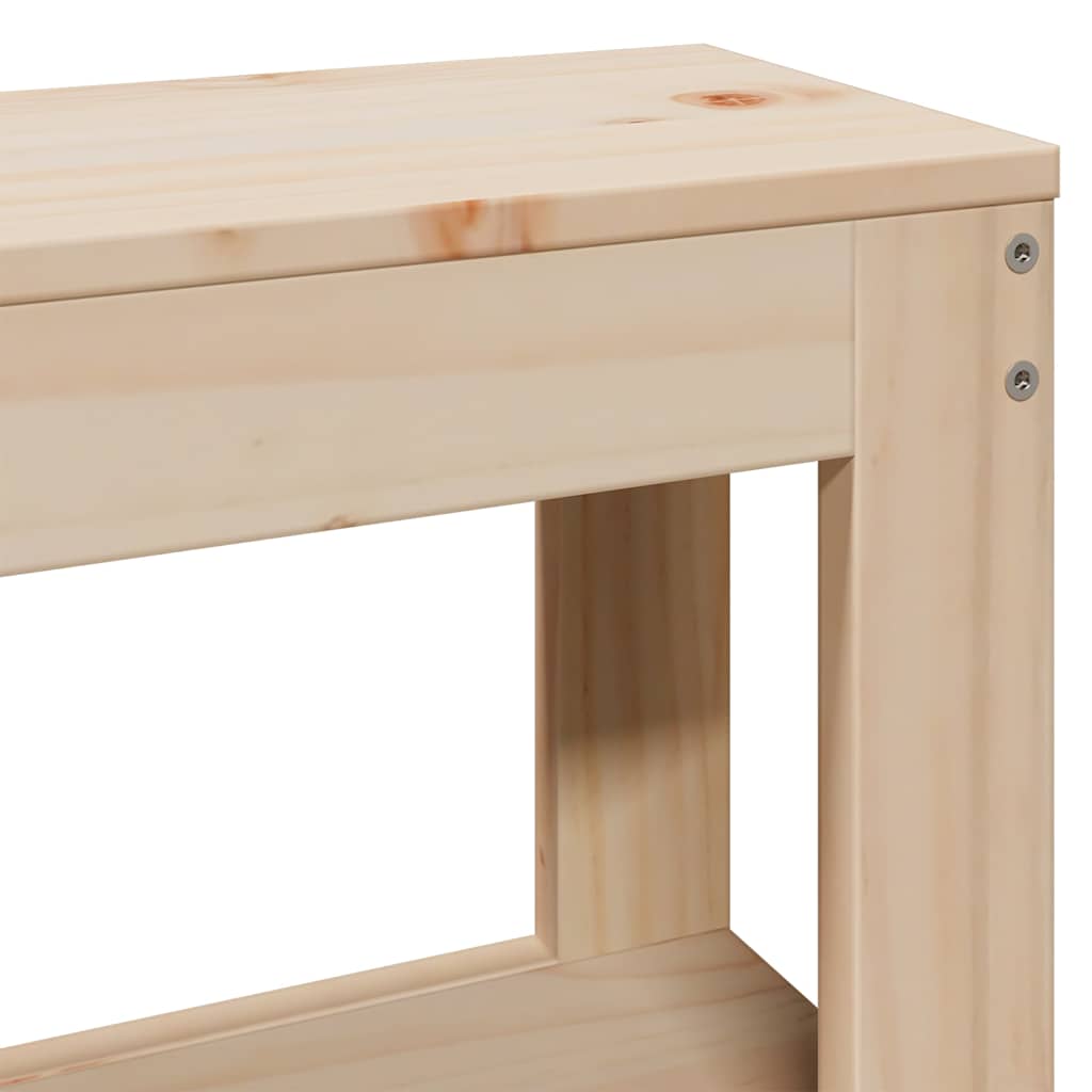Bed Frame without Mattress 90x190 cm Single Solid Wood Pine