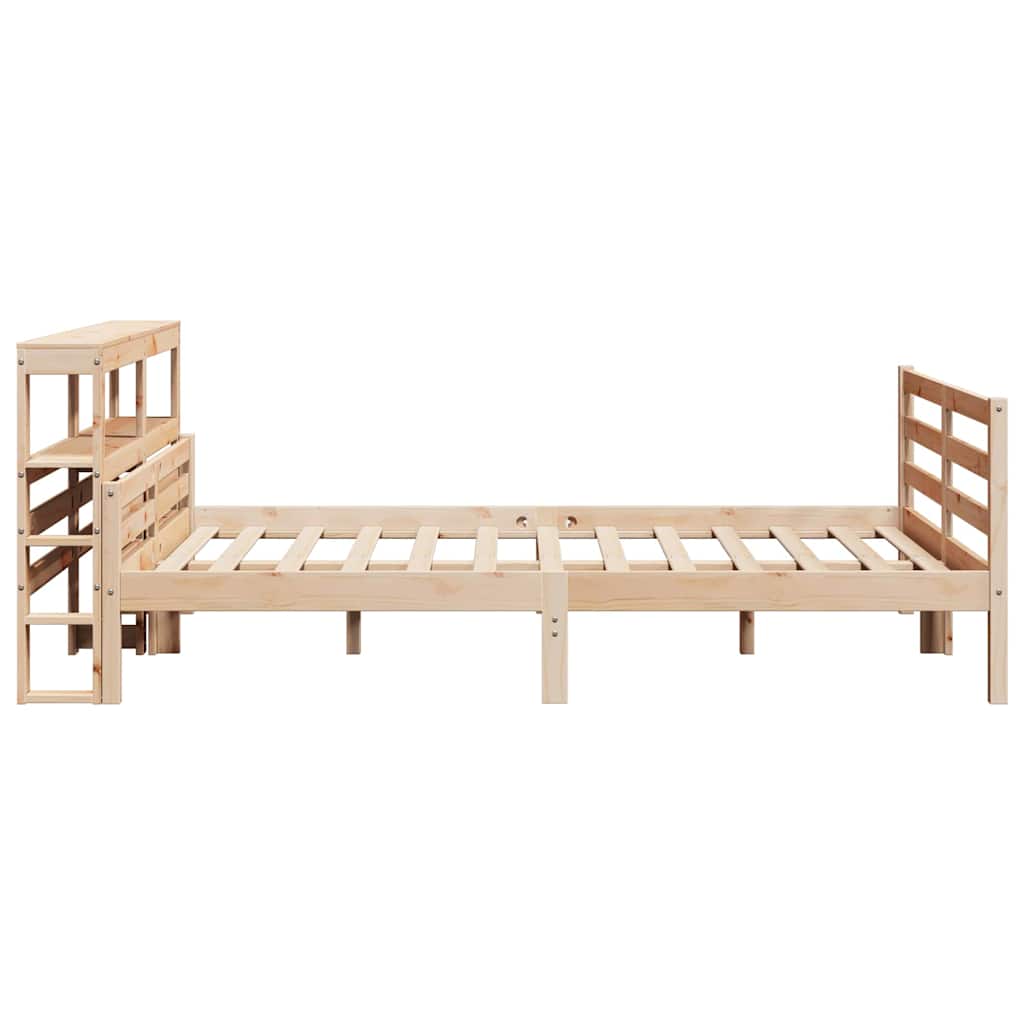 Bed Frame with Headboard without Mattress 140x190 cm