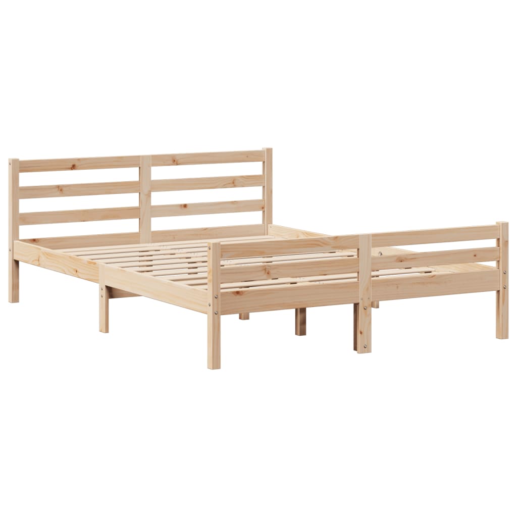 Bed Frame with Headboard without Mattress 140x200 cm