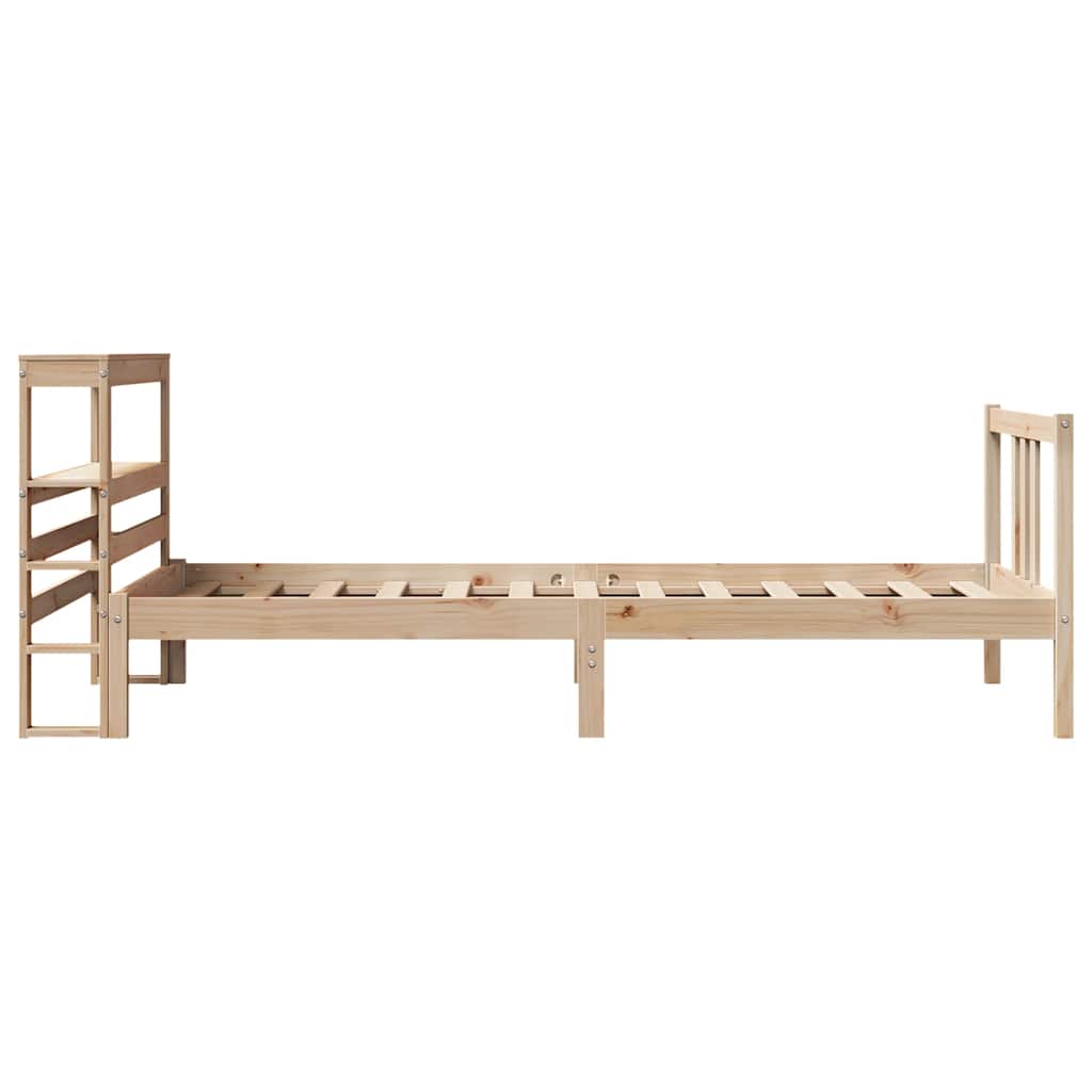 Bed Frame with Headboard without Mattress 90x190 cm Single