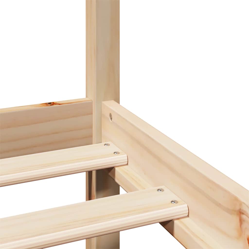 Bed Frame with Headboard without Mattress 90x190 cm Single