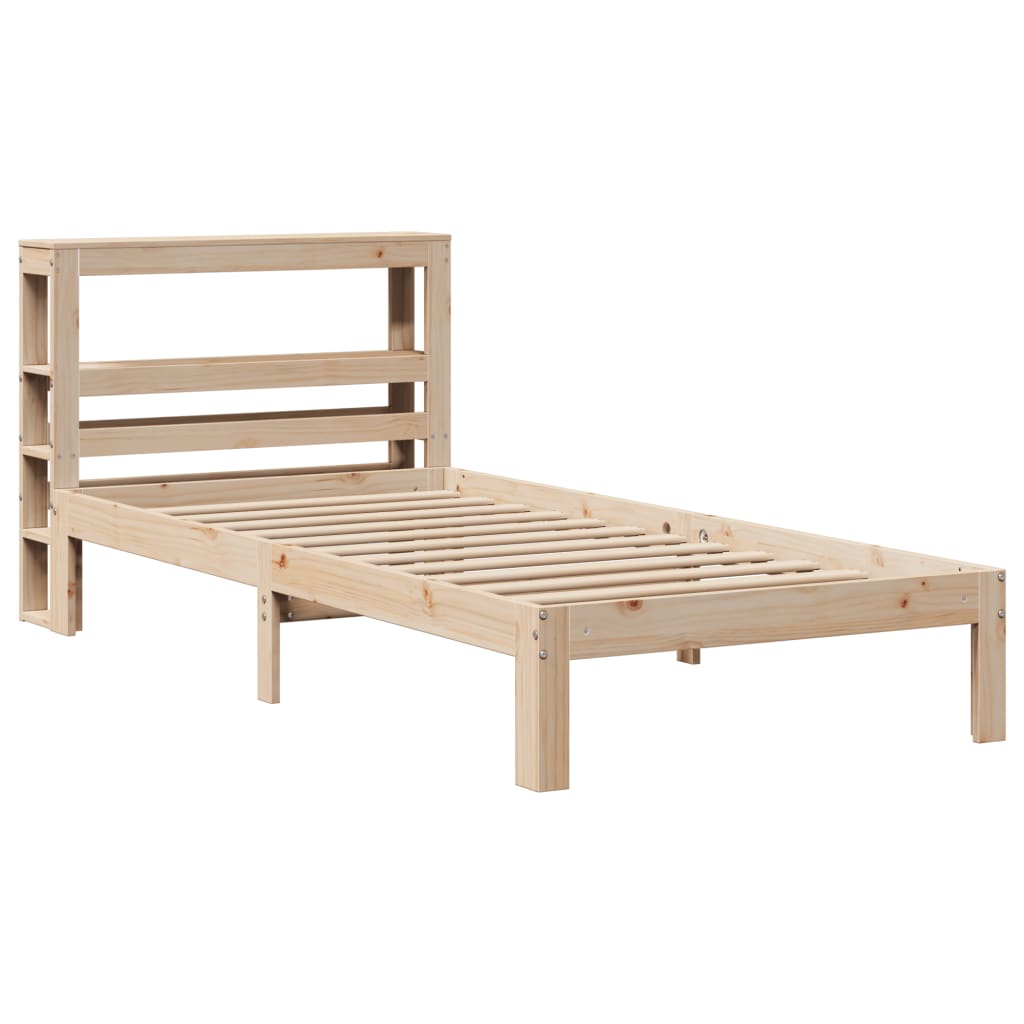 Bed Frame with Headboard without Mattress 90x200 cm