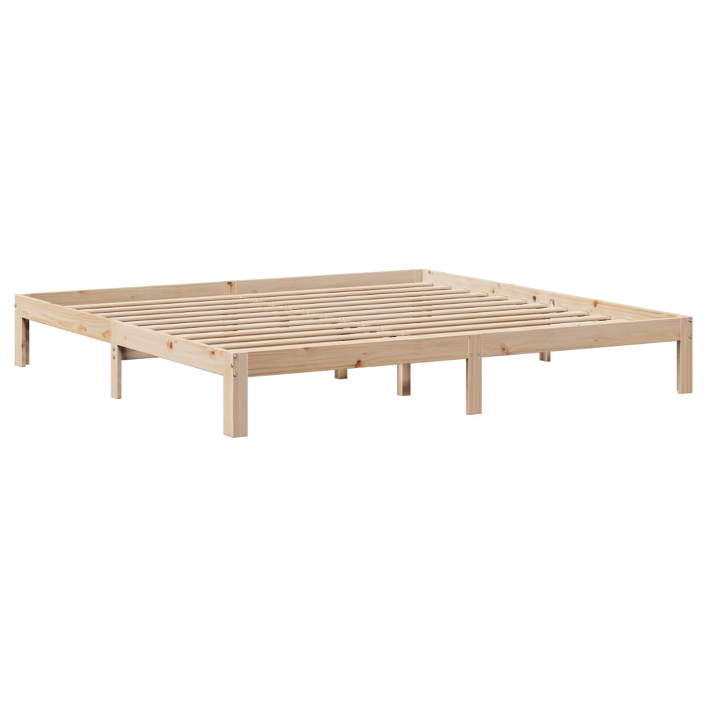 Bed Frame with Headboard without Mattress 180x200 cm Super King