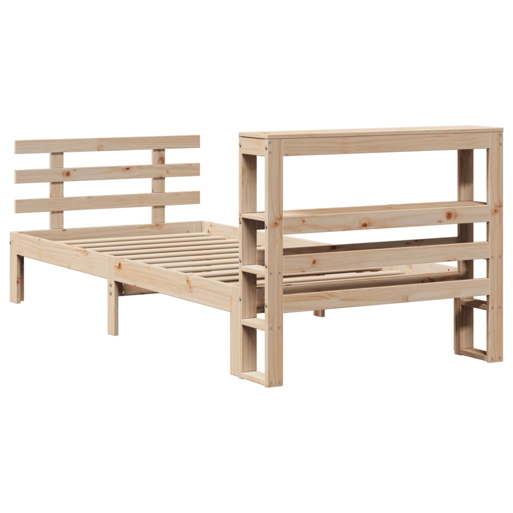 Bed Frame with Headboard without Mattress 90x200 cm