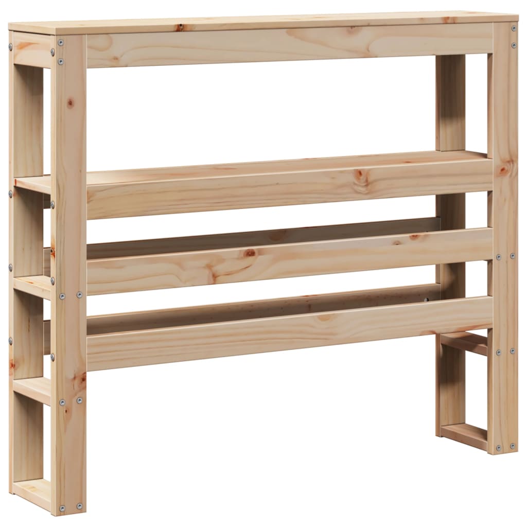 Bed Frame without Mattress 90x200 cm Solid Wood Pine