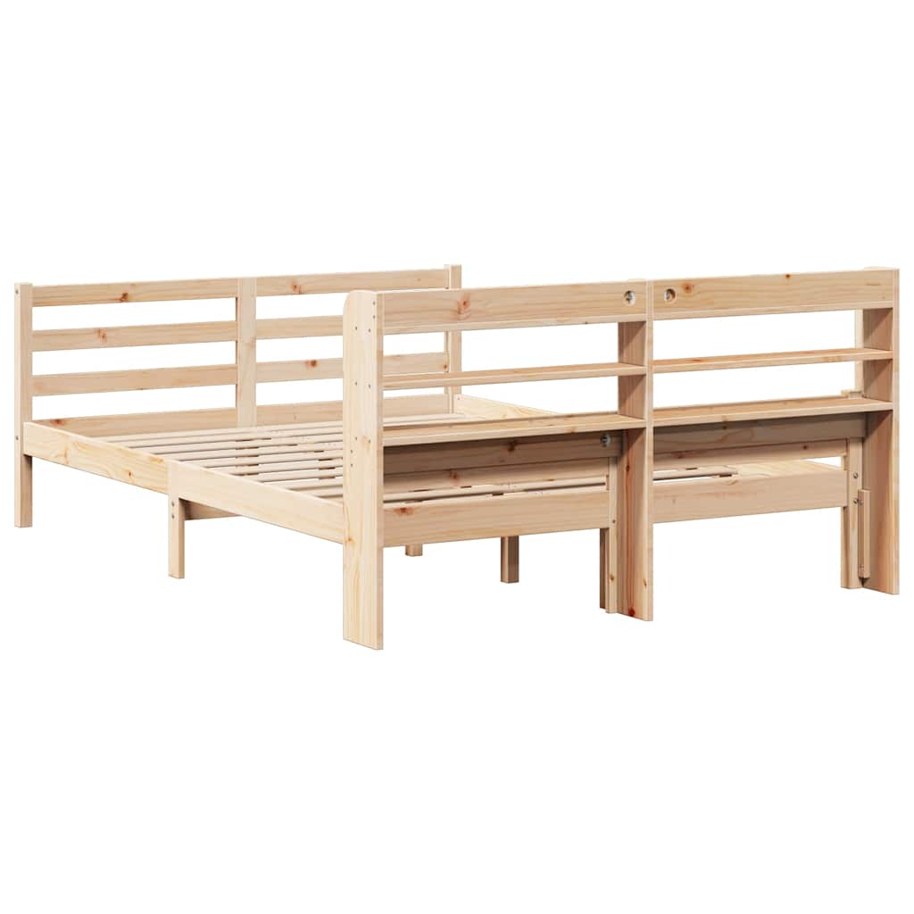 Bed Frame with Headboard without Mattress 160x200 cm