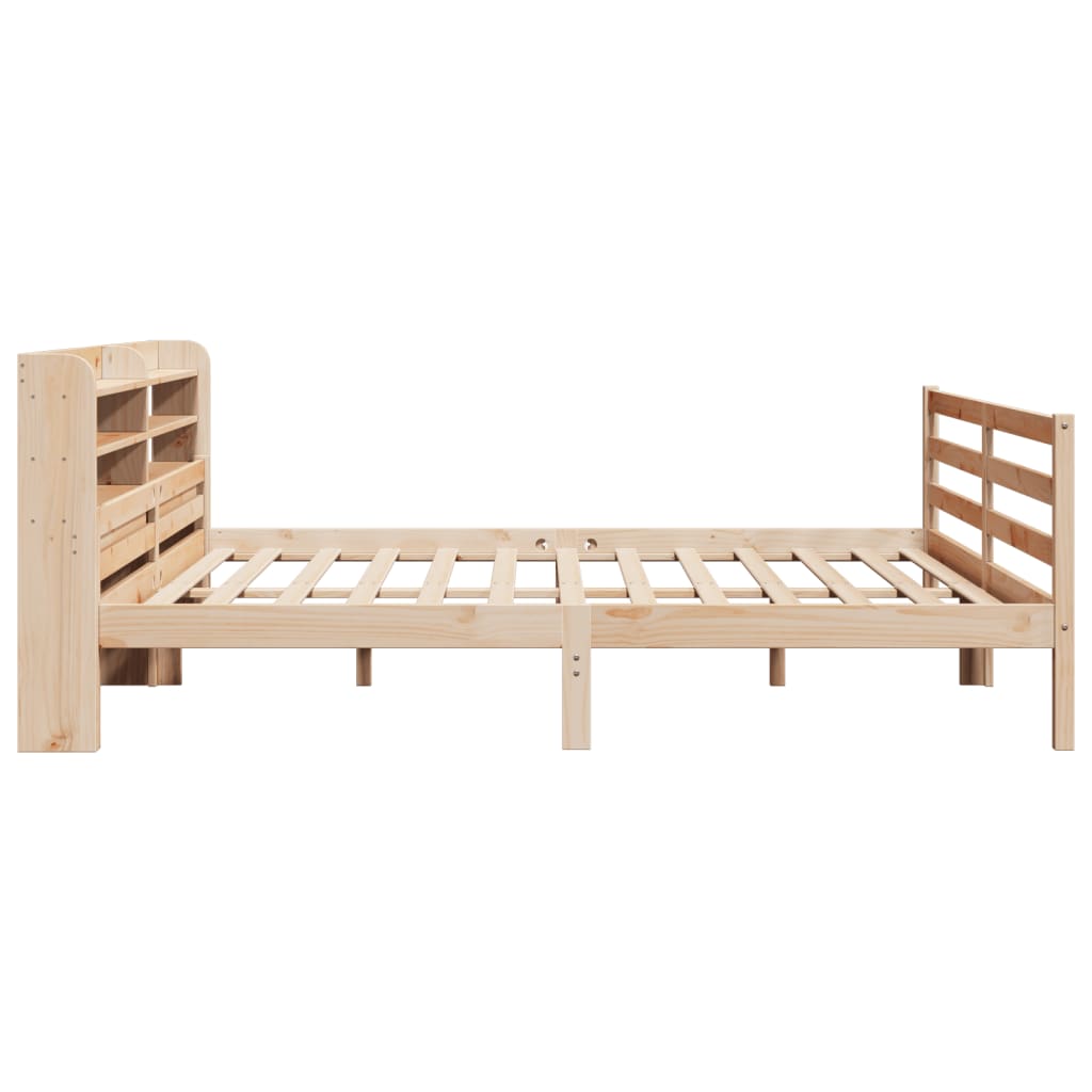 vidaXL Bed Frame with Headboard without Mattress 200x200 cm