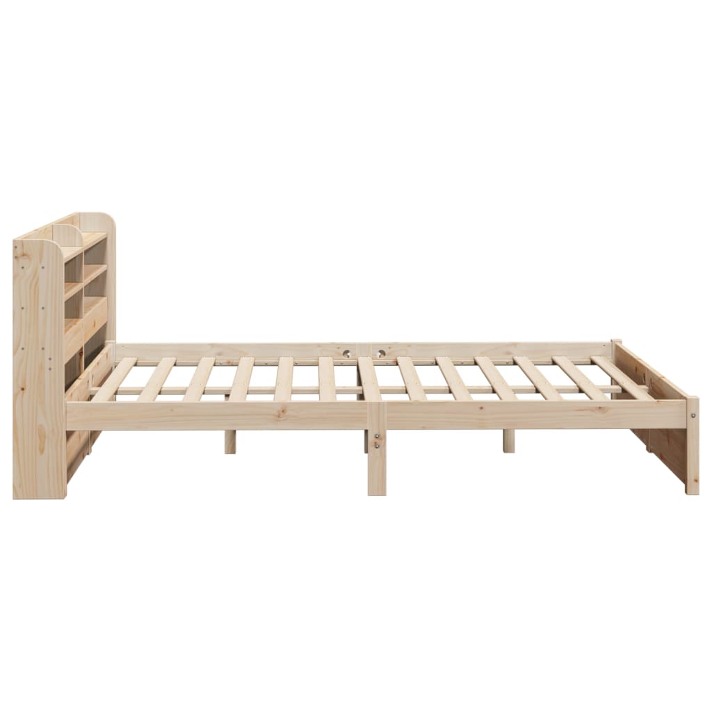 vidaXL Bed Frame with Headboard without Mattress 120x200 cm