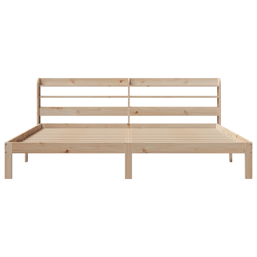 Bed Frame with Headboard without Mattress 180x200 cm Super King