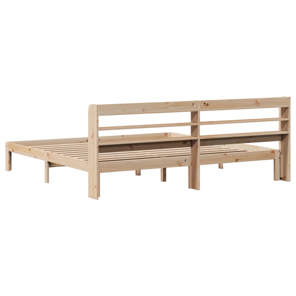 Bed Frame with Headboard without Mattress 180x200 cm Super King