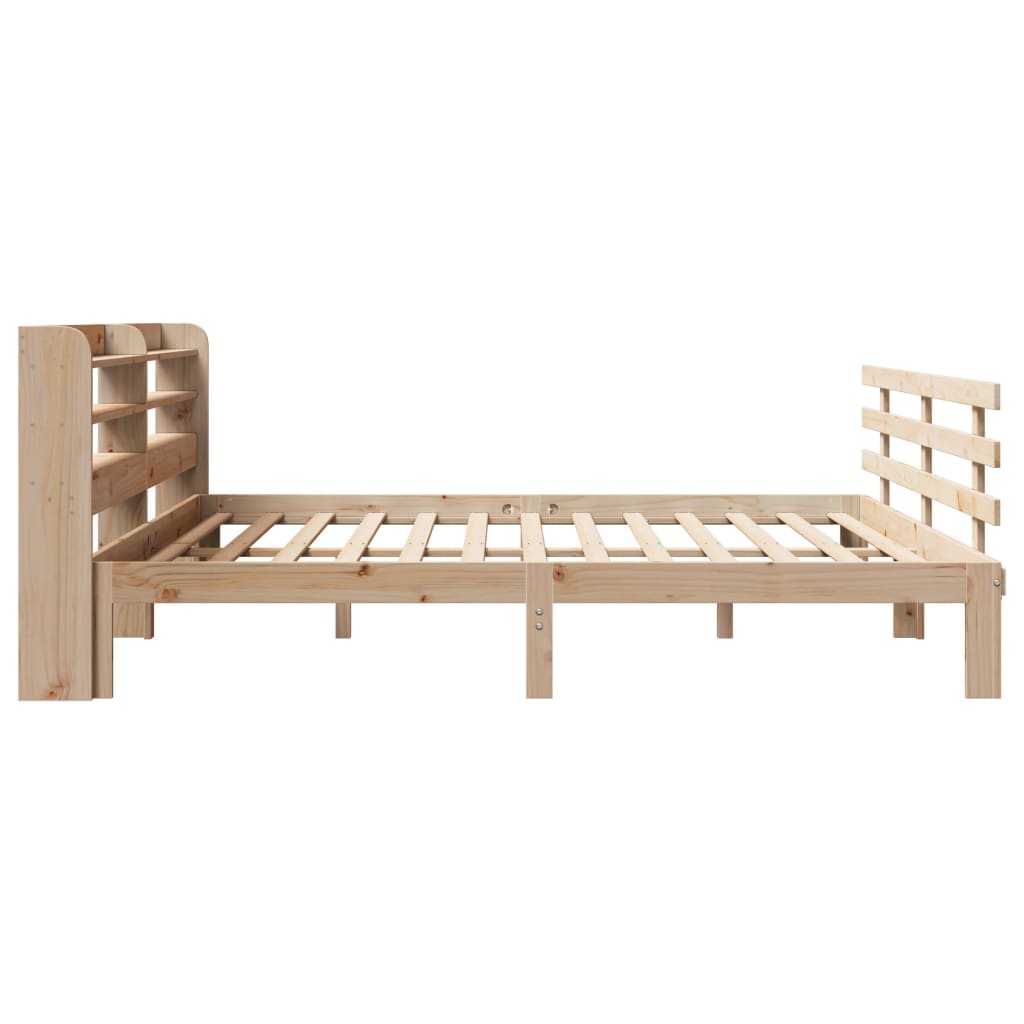 Bed Frame with Headboard without Mattress 200x200 cm
