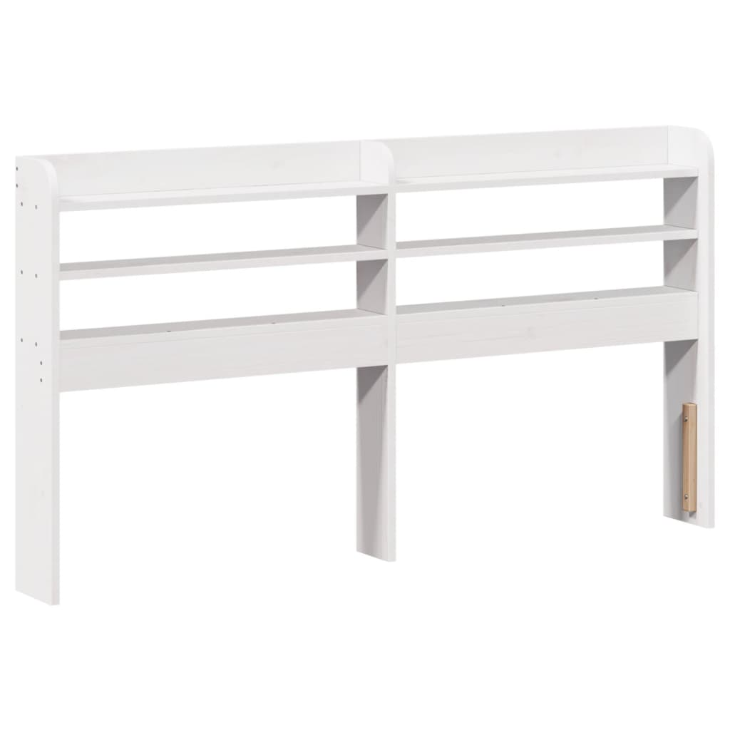 Bed Frame without Mattress White 90x200 cm Solid Wood Pine