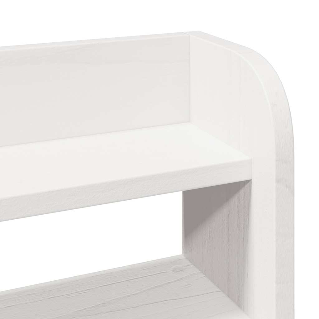 Bed Frame without Mattress White 120x190 cm Small Double Solid Wood Pine