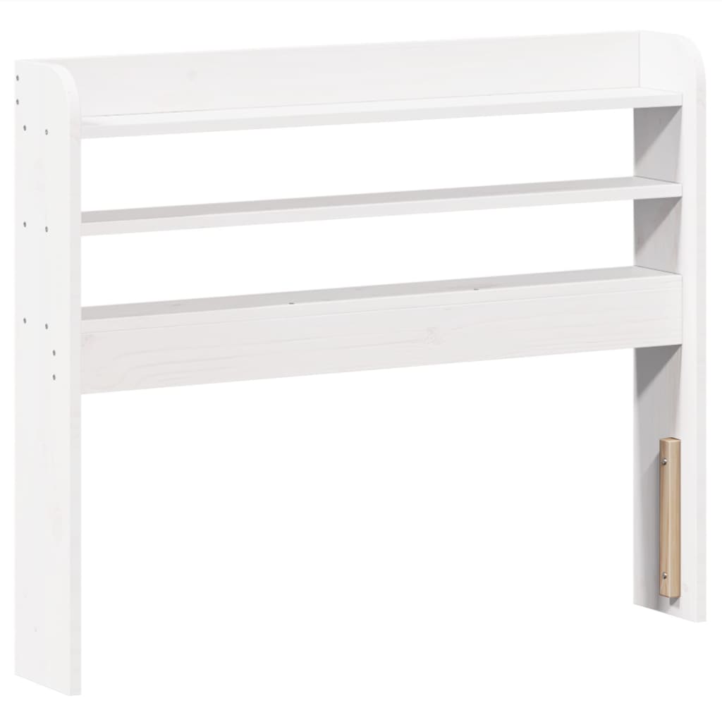 Bed Frame without Mattress White 75x190 cm Small Single Solid Wood Pine