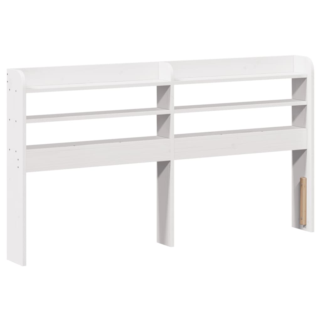 vidaXL Bed Frame without Mattress White 120x200 cm Solid Wood Pine