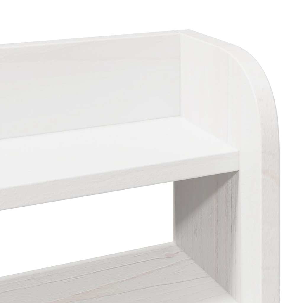 Bed Frame without Mattress White 120x190 cm Small Double Solid Wood Pine