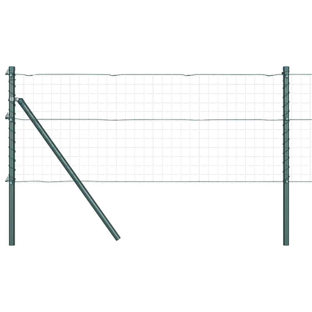 Fence Post 52 pcs Green 3.2 x 3.2 x 120 cm