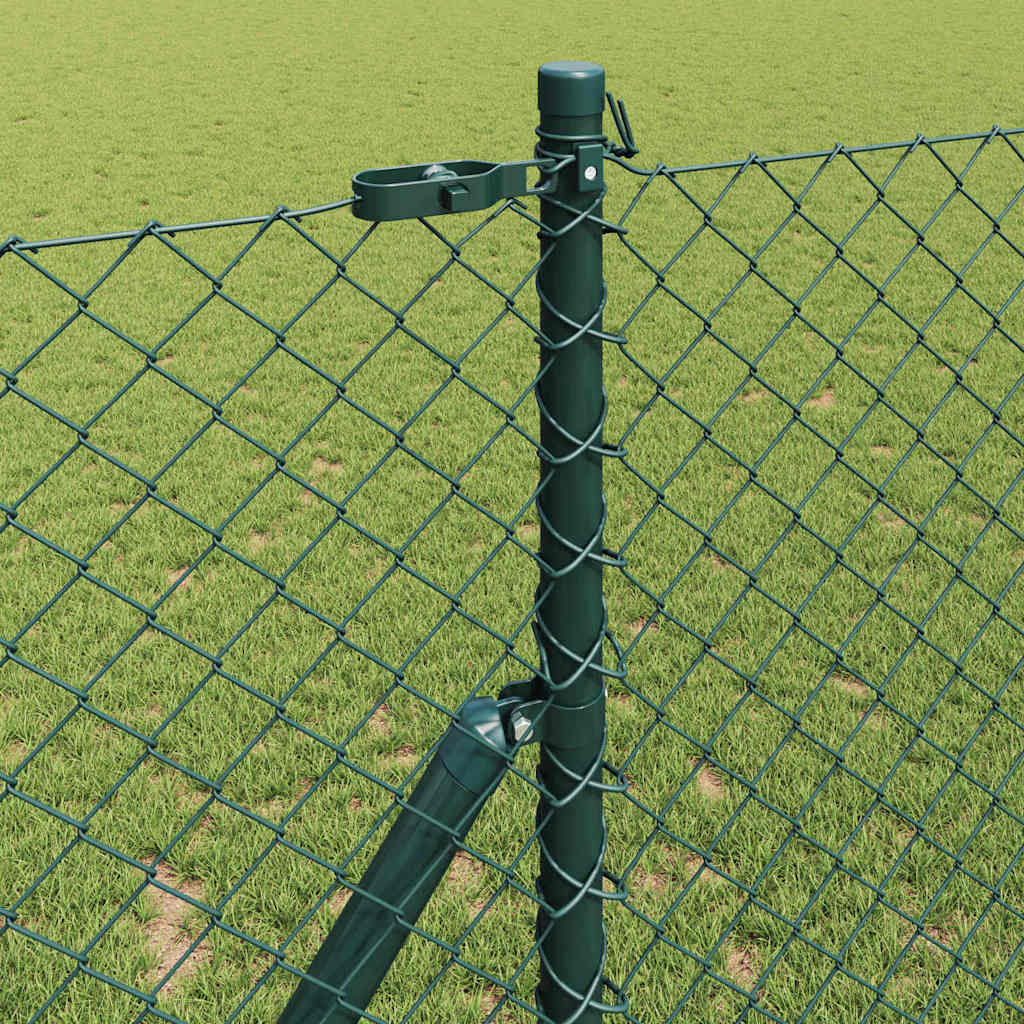 Fence Post Green 10 x 1.5 m (40 x 40 mm mesh) Steel and PVC